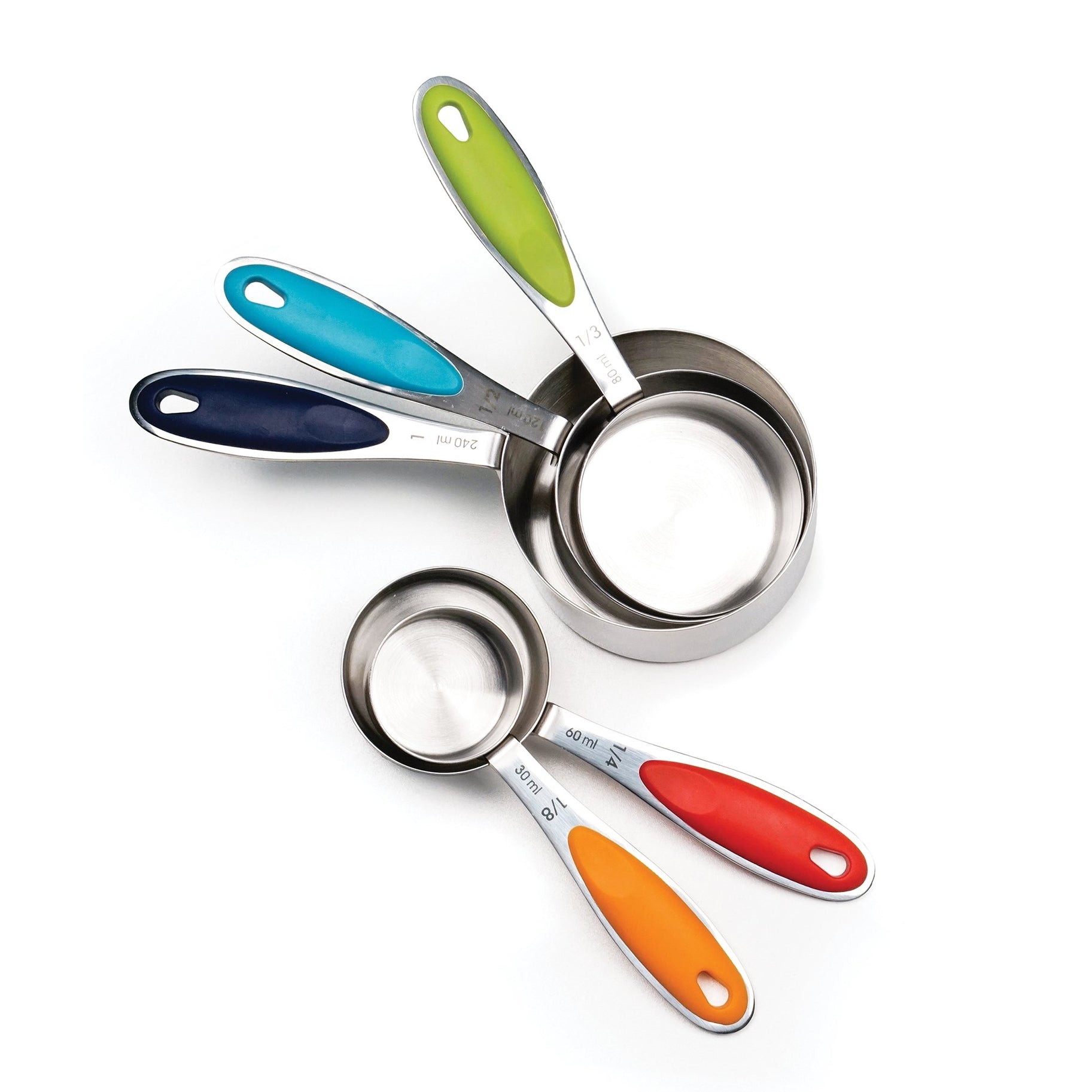 RSVP International Measuring Spoon - Color Handle Set - Thumbnail 4