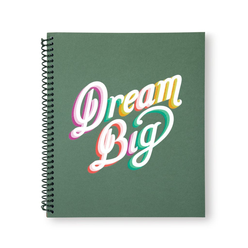 Kate Spade New York large spiral notebook, Dream Big
