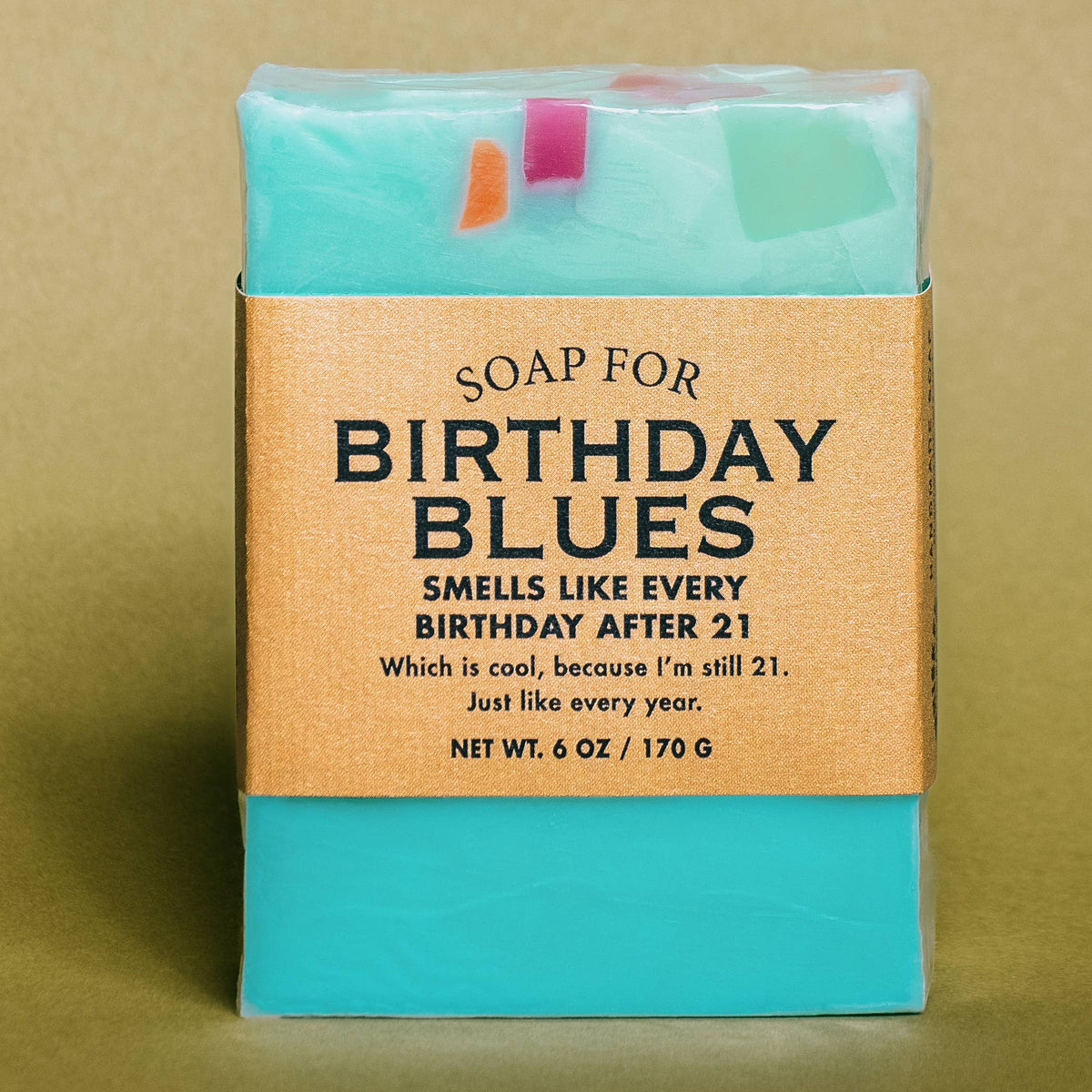 Whiskey River Soap Co. A Soap for Birthday Blues | Funny Soap