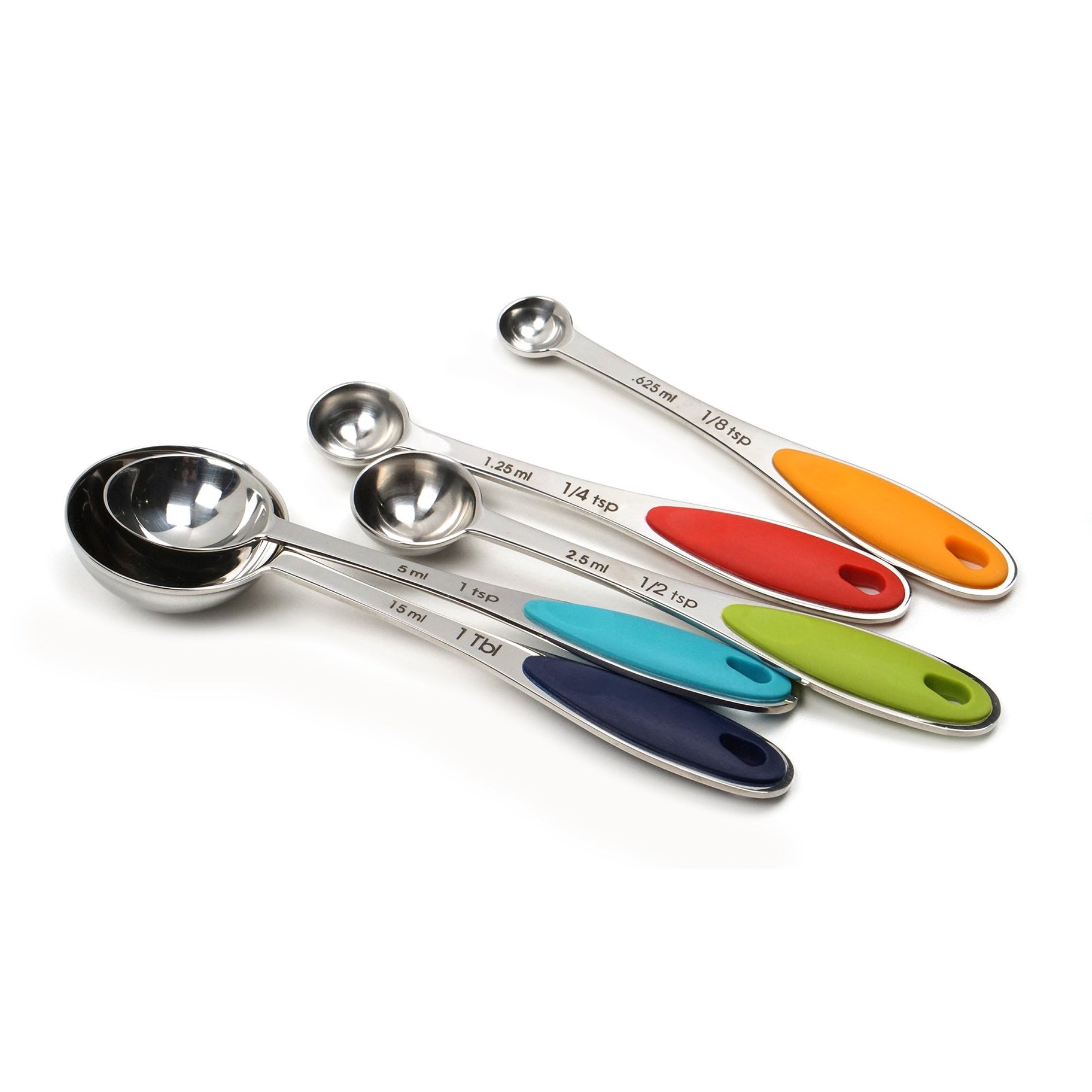 RSVP International Measuring Spoon - Color Handle Set - Thumbnail 5