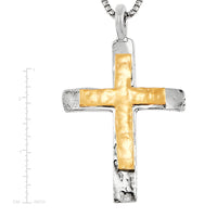 Silpada 'Melded Cross' Necklace Pendant in 14K Gold Plated