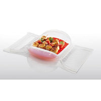 Lékué Steam Case With Tray With 10 Minute Cookbook ,  3-4 Person ,  Clear